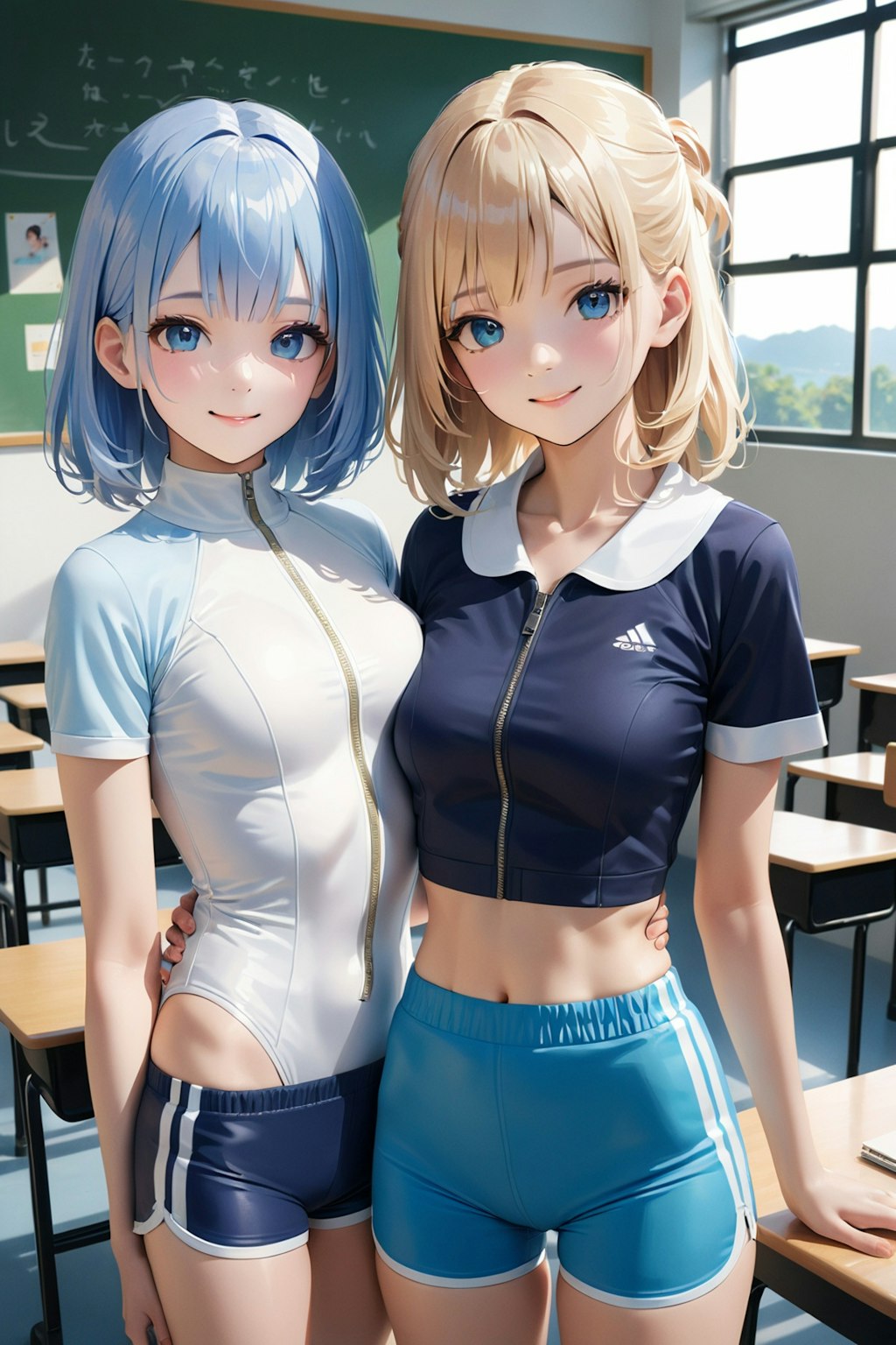 Cute gym uniform in my classroom