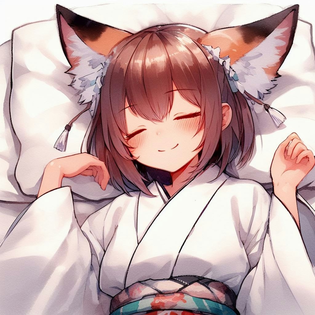 おやすみ狐