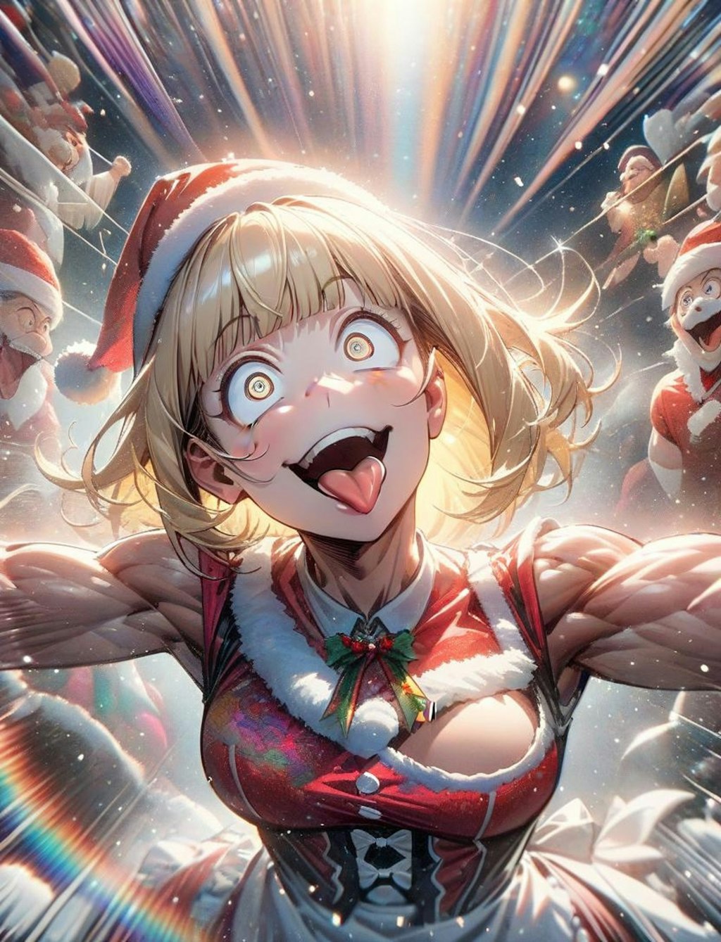 🎄クリスマスに向けて筋肉を温め始めた者たちがいる模様です🎄