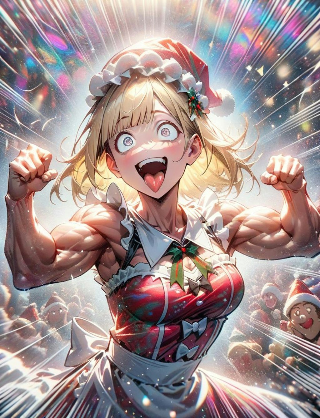 🎄クリスマスに向けて筋肉を温め始めた者たちがいる模様です🎄