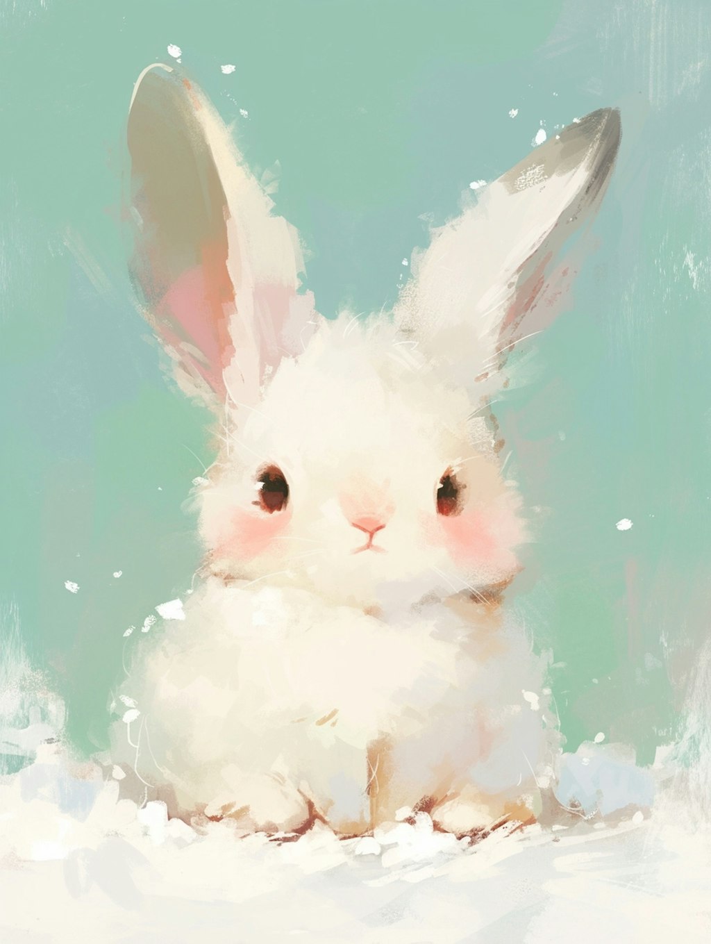 絵本風🐰うさ