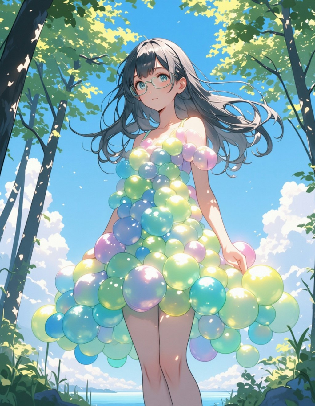 bubble dress