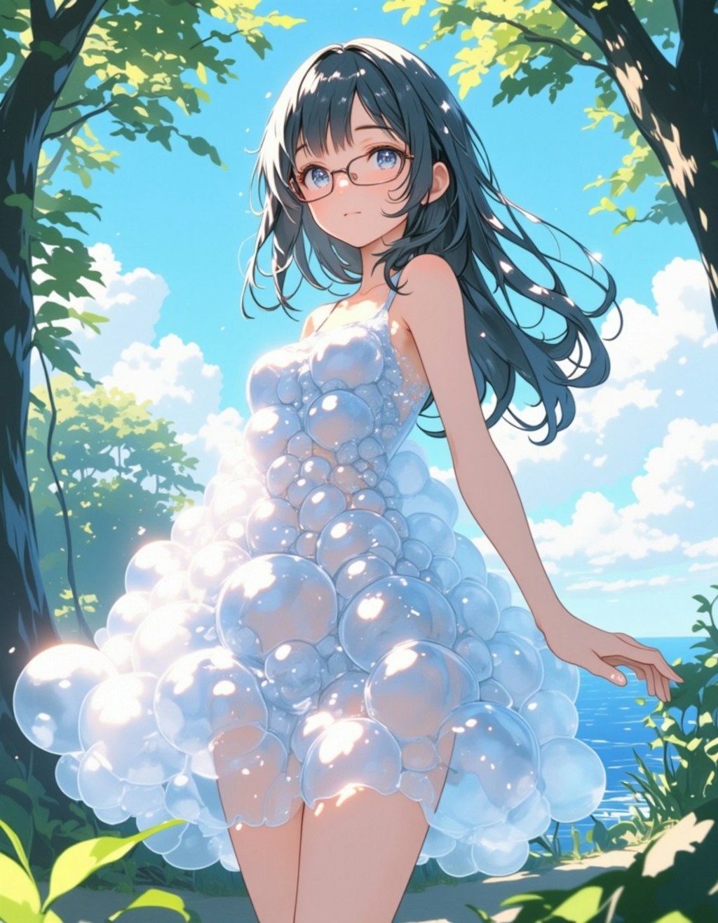 bubble dress