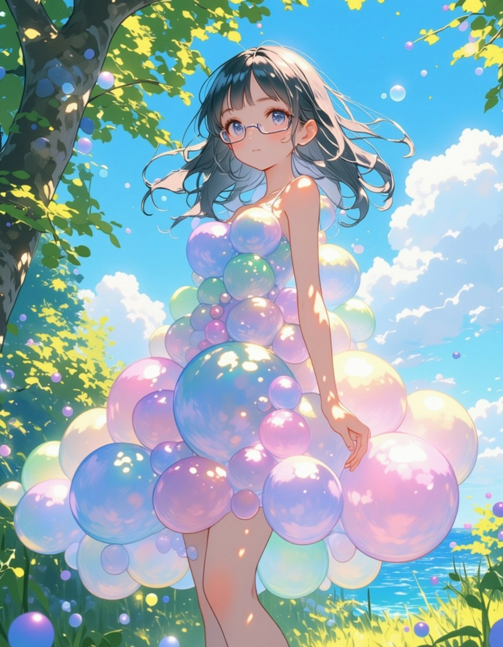 bubble dress