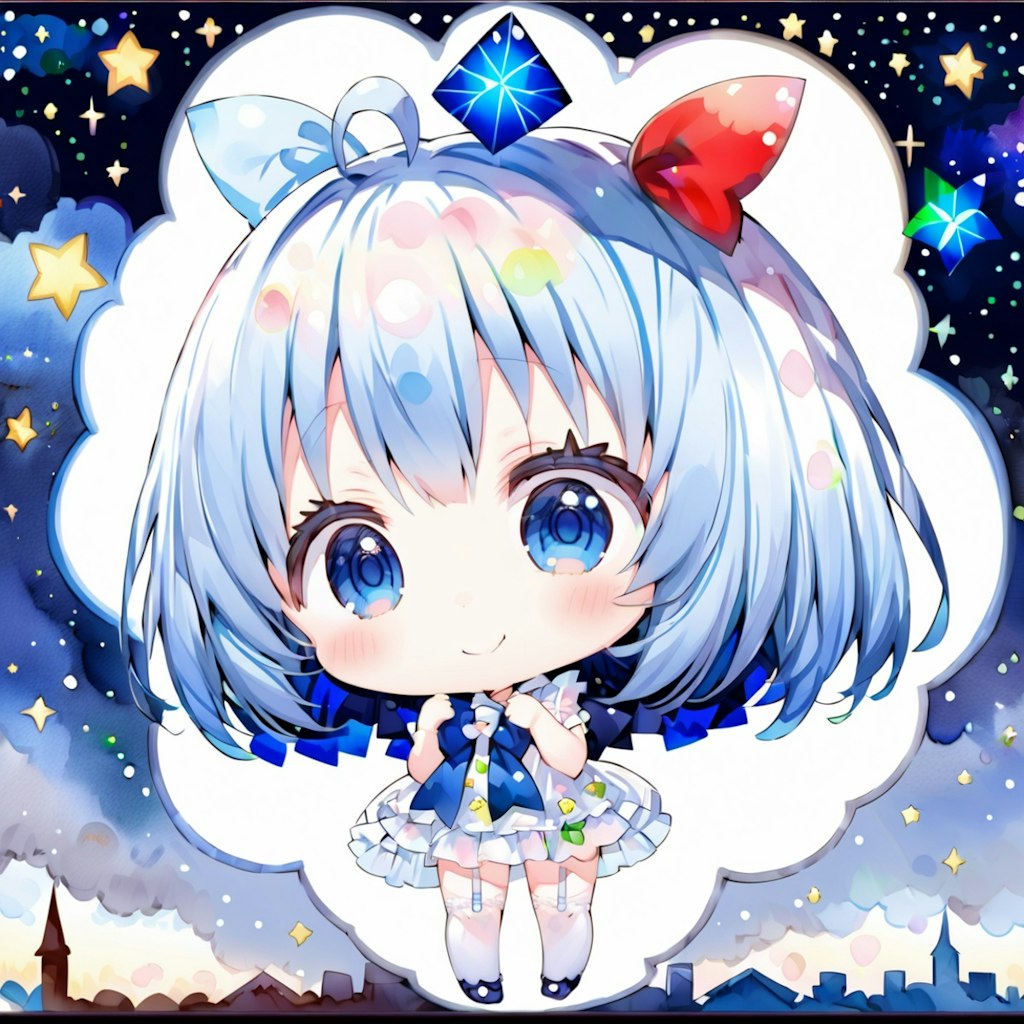 クリスマスなチルノ --[10枚]