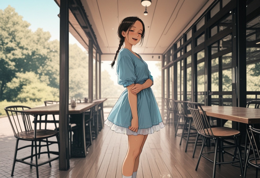 今日は暑いね