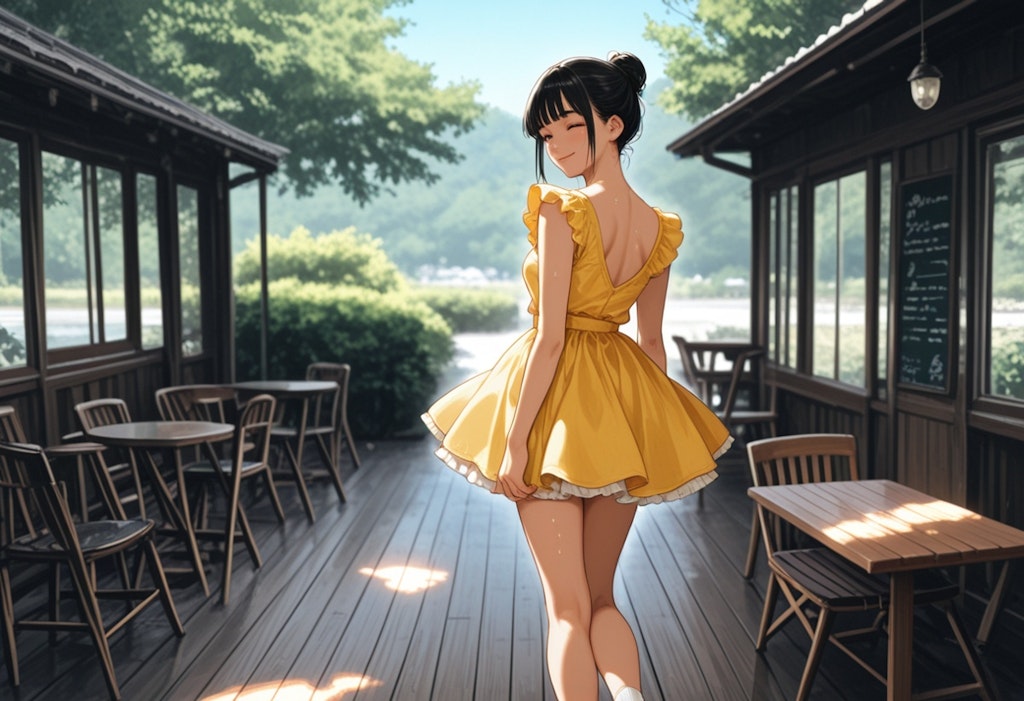 今日は暑いね