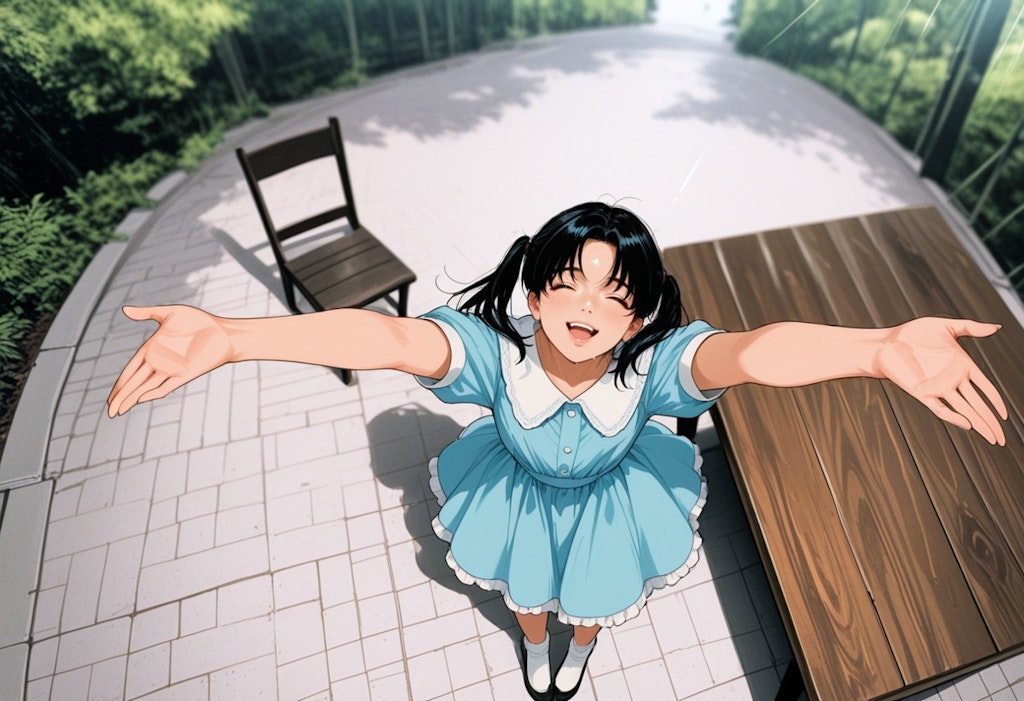 今日は暑いね