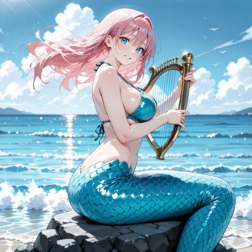 好奇心旺盛な人魚さん