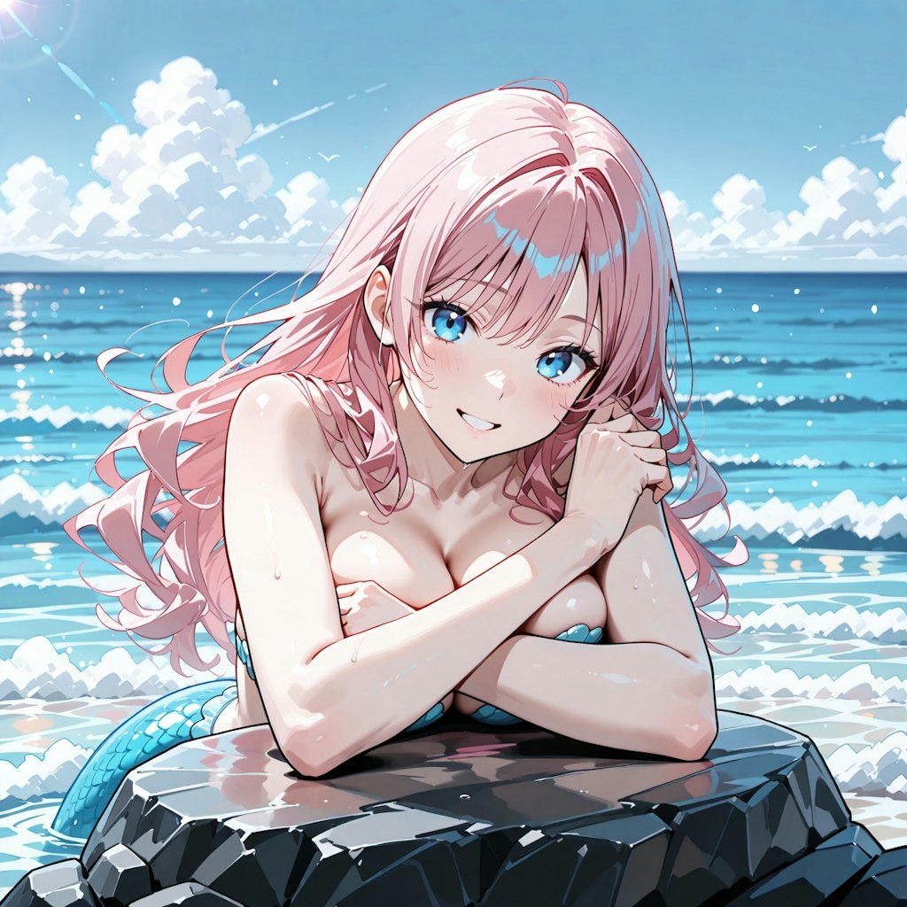 好奇心旺盛な人魚さん