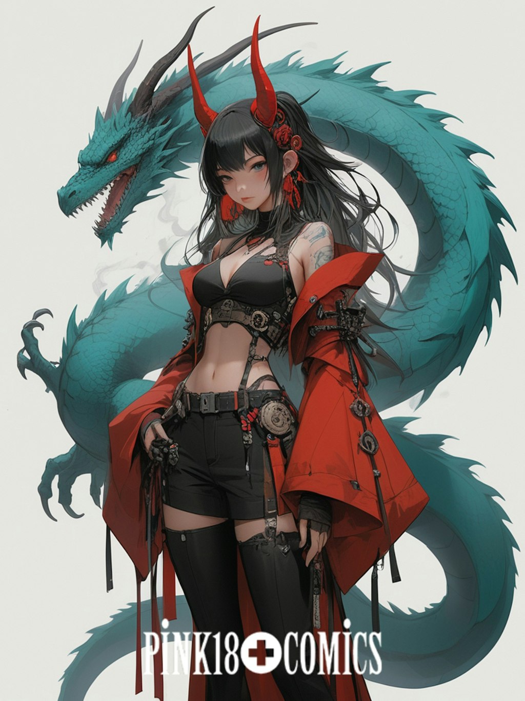 鬼娘+鬼+dragon armor