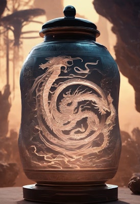 ドラゴン封印の壺