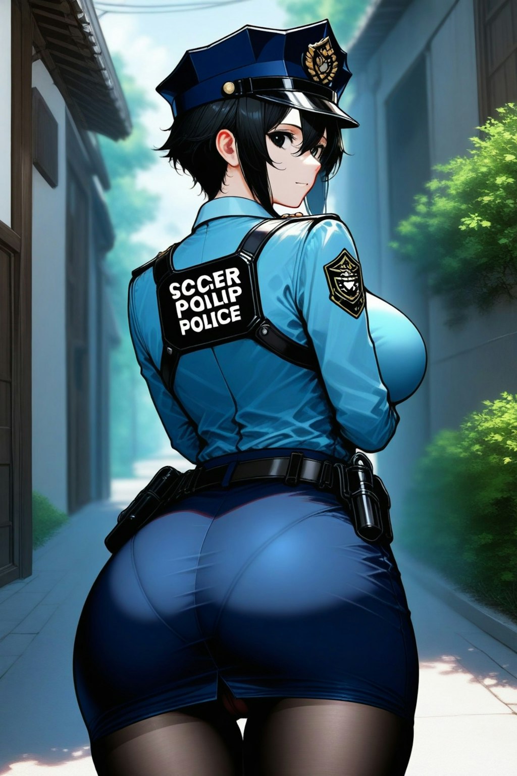 １８日の女性警察官
