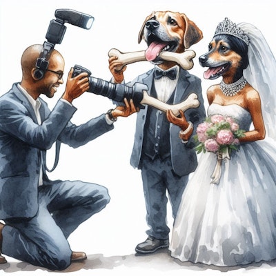 番外編2: 私たち以外のドッグマン（犬人間）の結婚関連の画像