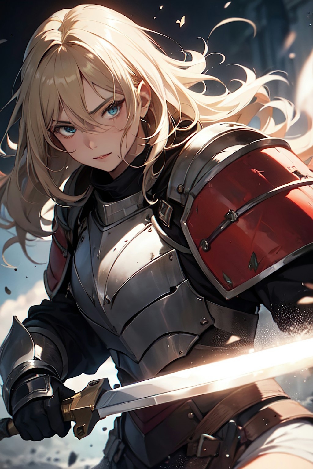 戦場の女騎士