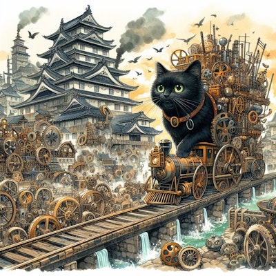 黒猫、江戸に行く