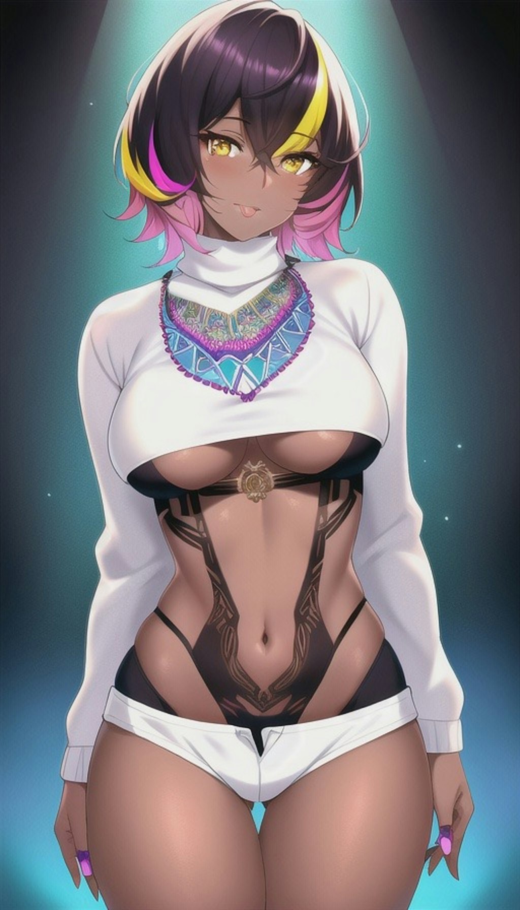 スタイリッシュな褐色美女8