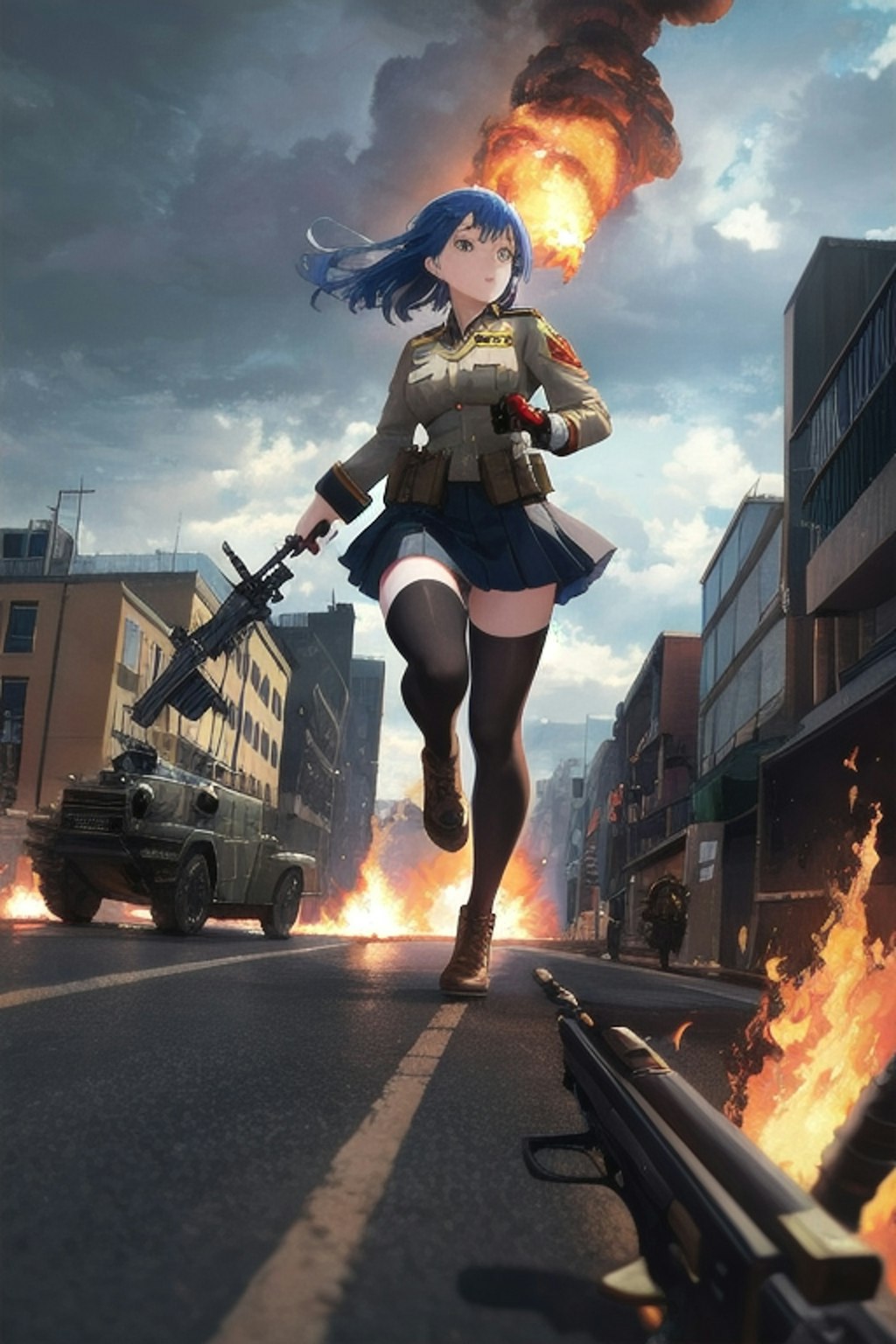 戦場を駆ける少女たち