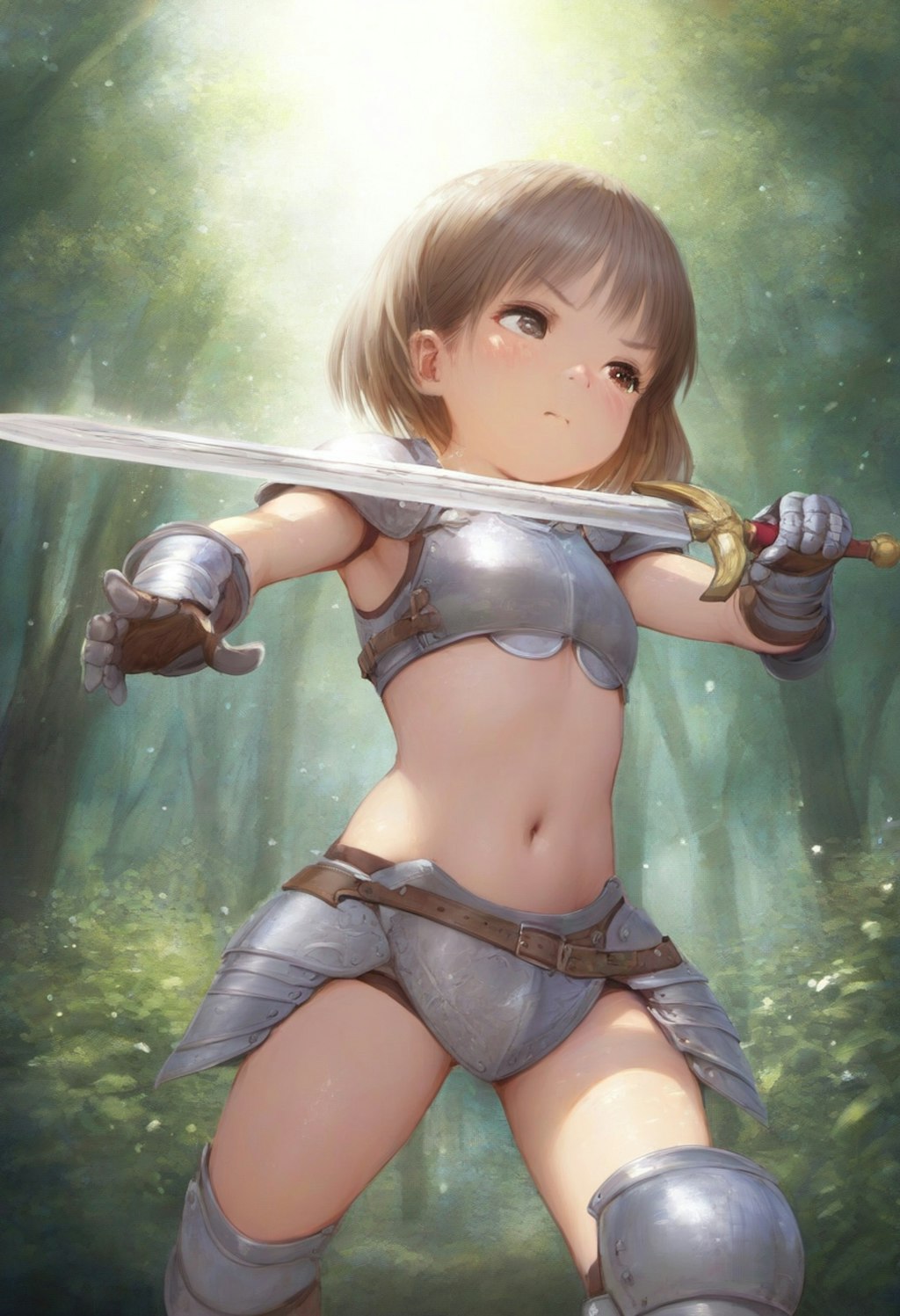 ビキニアーマーの女戦士ちゃん