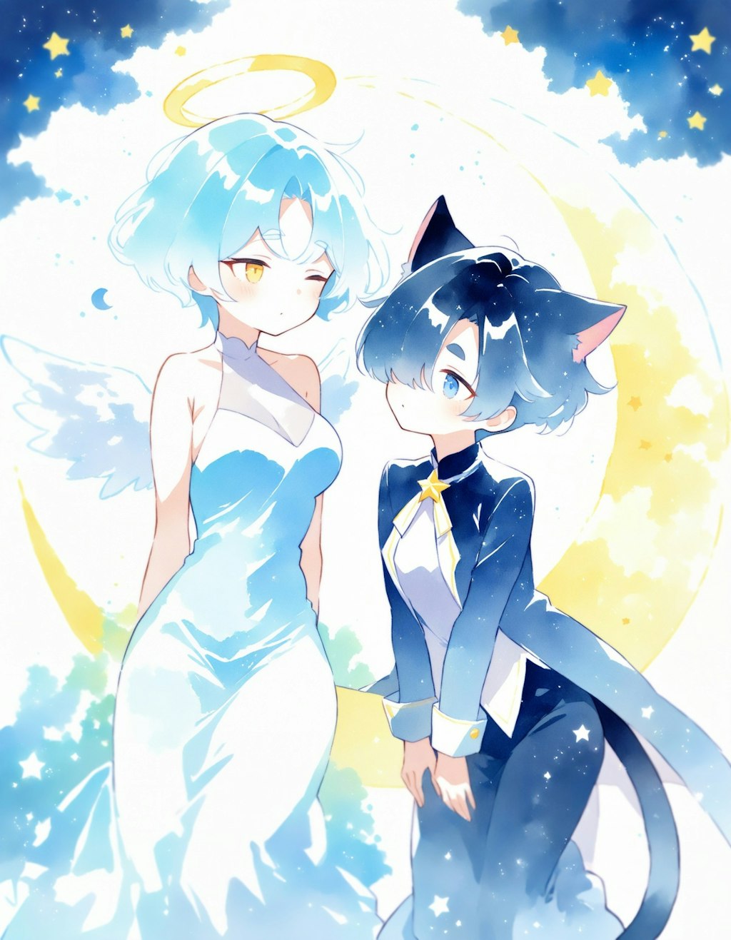 月の女神様と黒猫XL