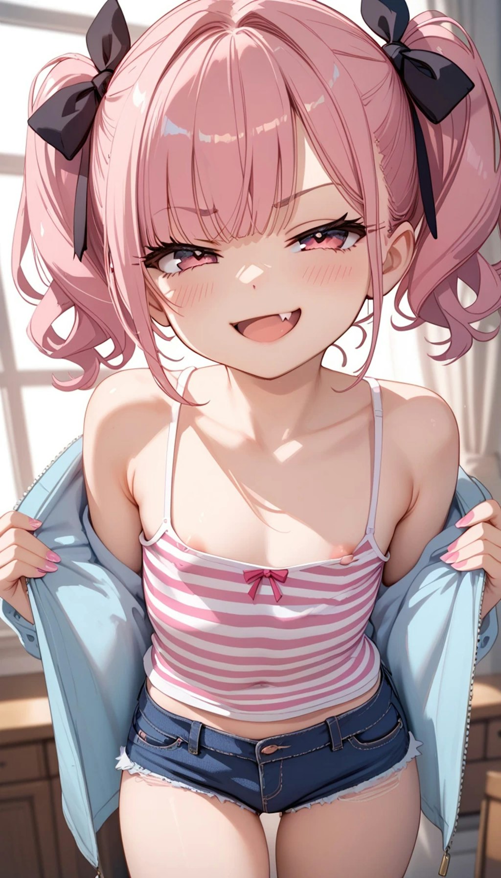 どこ見てんのー？