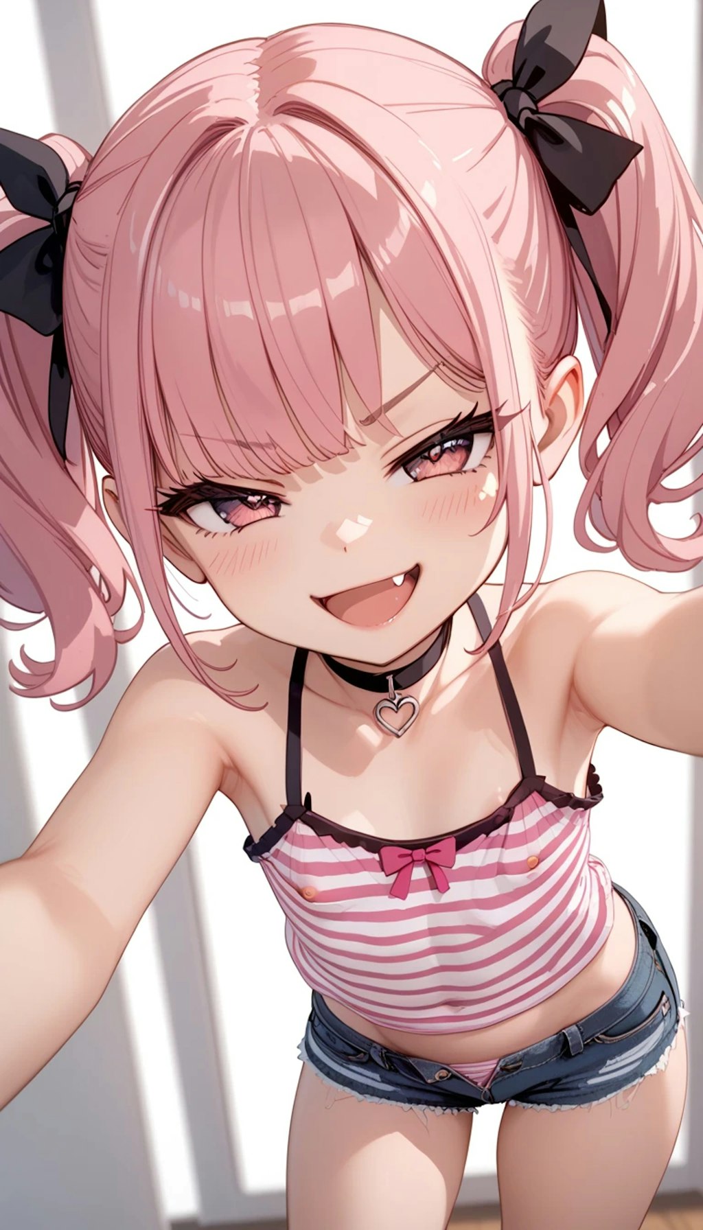 どこ見てんのー？