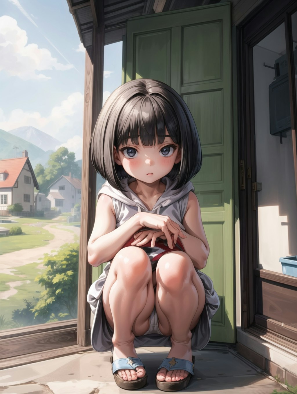 遊びに来た女の子2