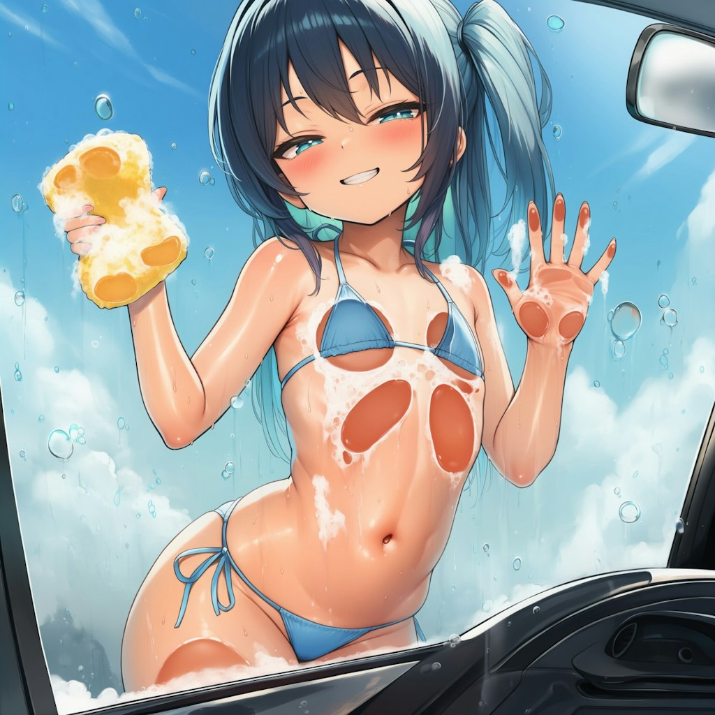 話題の洗車屋に来てみた