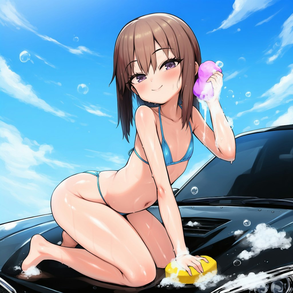 話題の洗車屋に来てみた