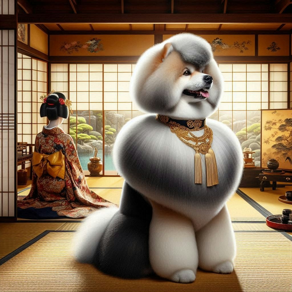 日本の上流階級の犬
