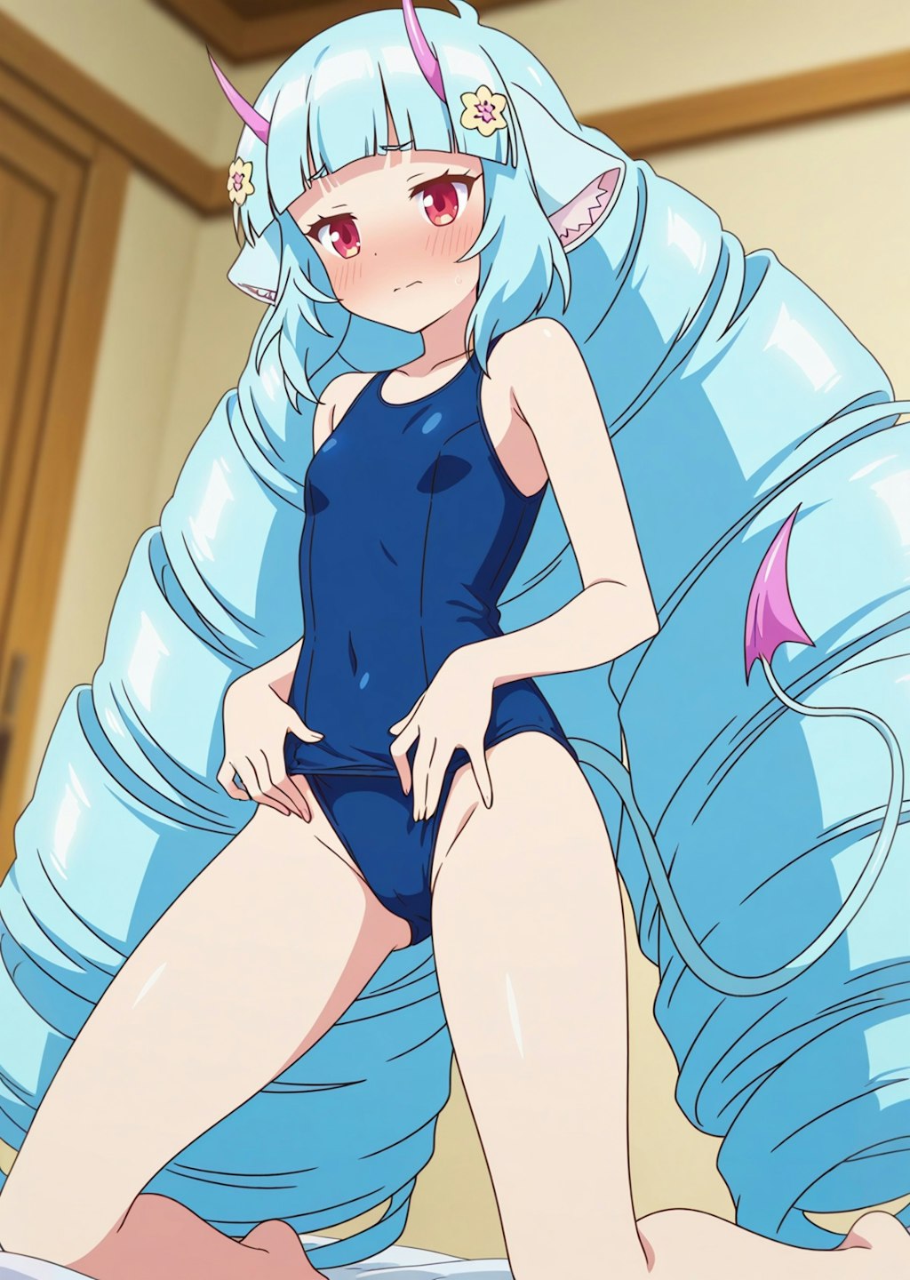 デルミン 旧スクール水着