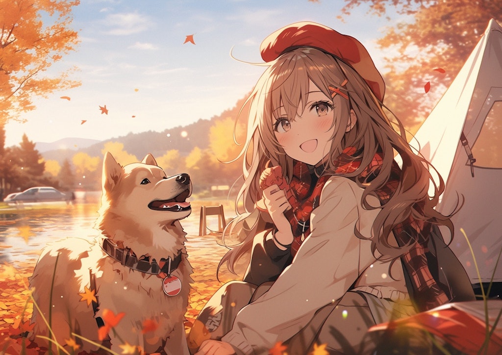 秋は紅葉を眺めながらピクニックをするのに最適な季節です