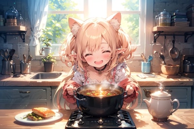 Elf preparing a meal 22