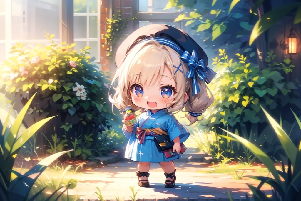 『ちびちゃん』、右手に多少崩れ有り。