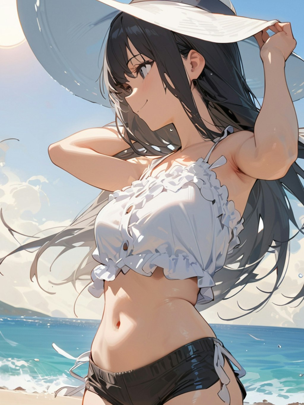 海をみつめる