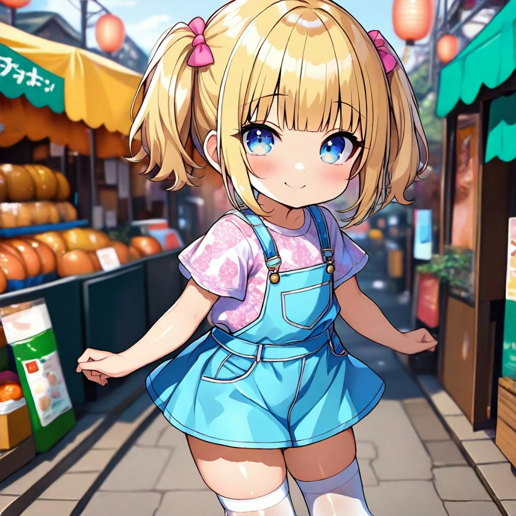 市場を散策中♪