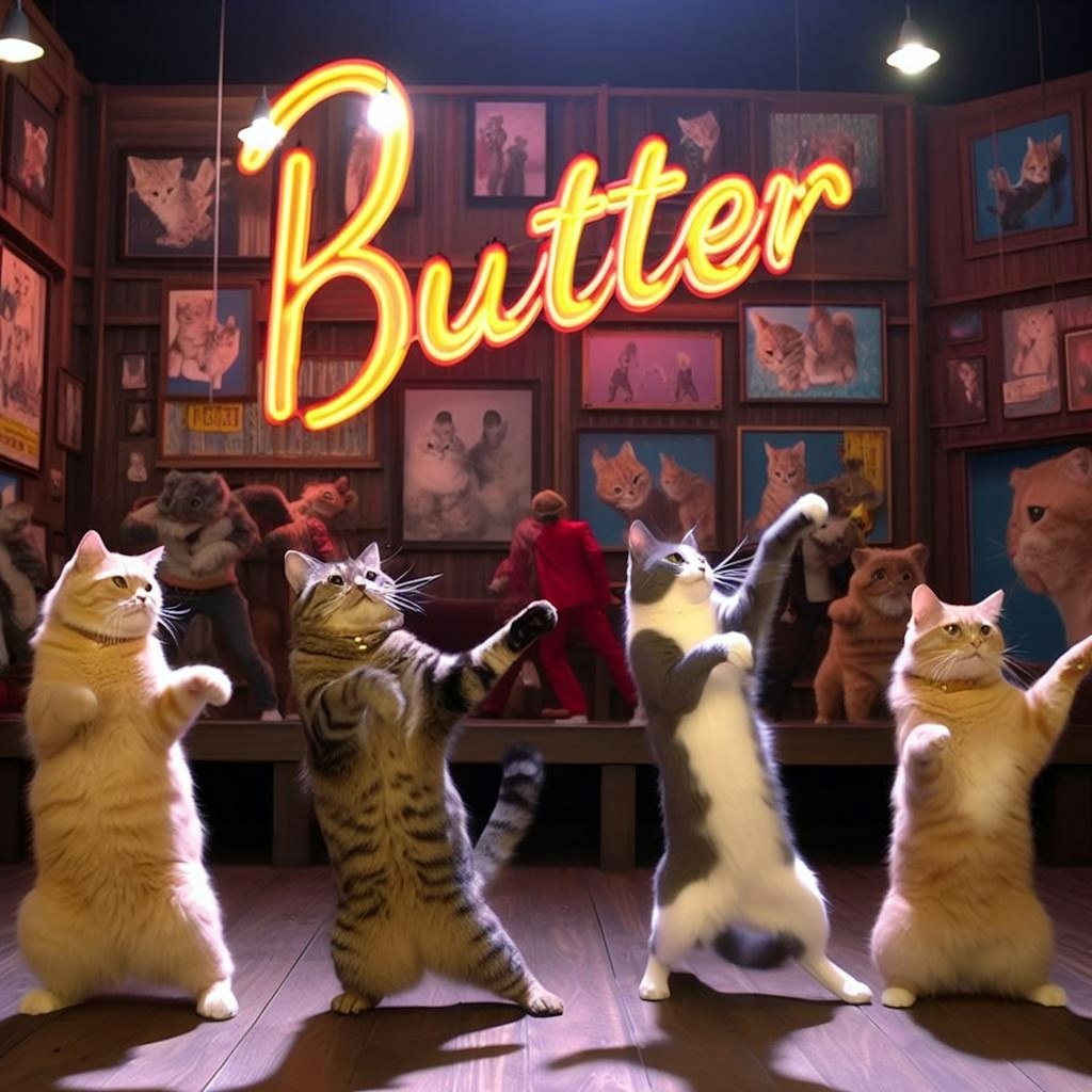 BTSのButterを踊ってみた（猫）_20231129