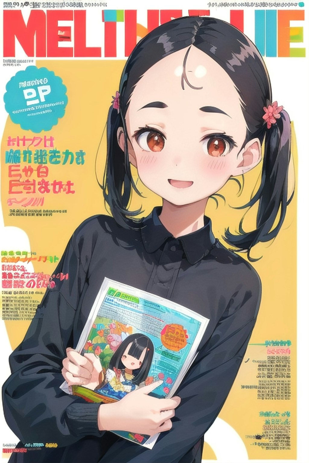 ローティーン雑誌の表紙のおでこちゃん（低解像度）＠お題箱