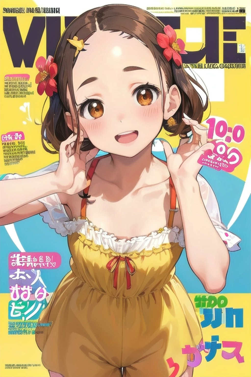 ローティーン雑誌の表紙のおでこちゃん（低解像度）＠お題箱