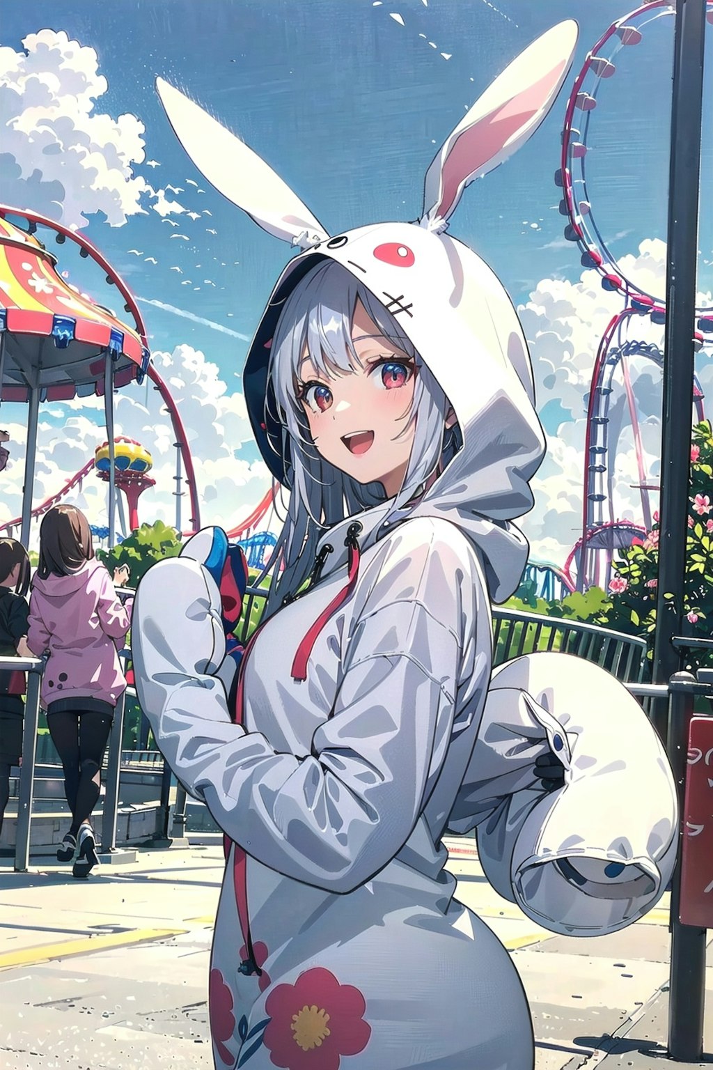 遊園地で着ぐるみバイトなのです🎪🎡🎢🎠🎪