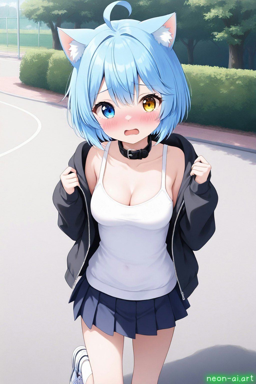 スポーツガーリー春ファッション（わちちプロンプト）