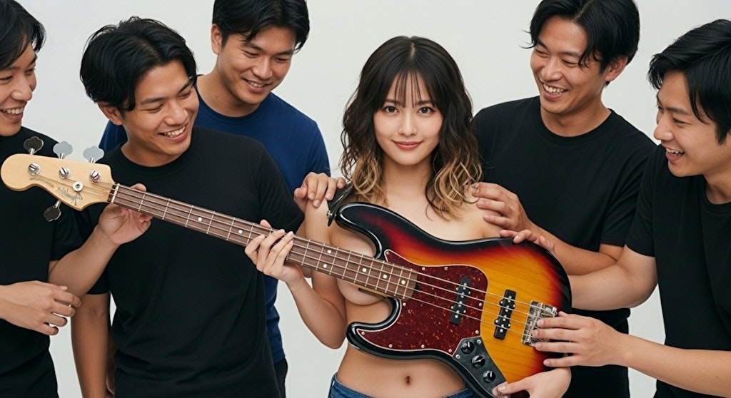 何かと不本意な活動が多くなったレフティーベーシスト