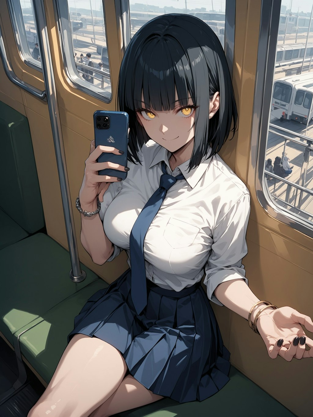 パンチラ電車