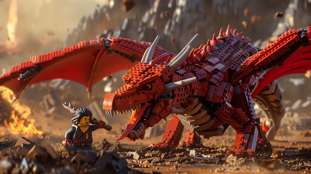 ドラゴン真昼の決闘（LEGO的）
