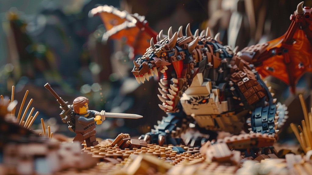 ドラゴン真昼の決闘（LEGO的）