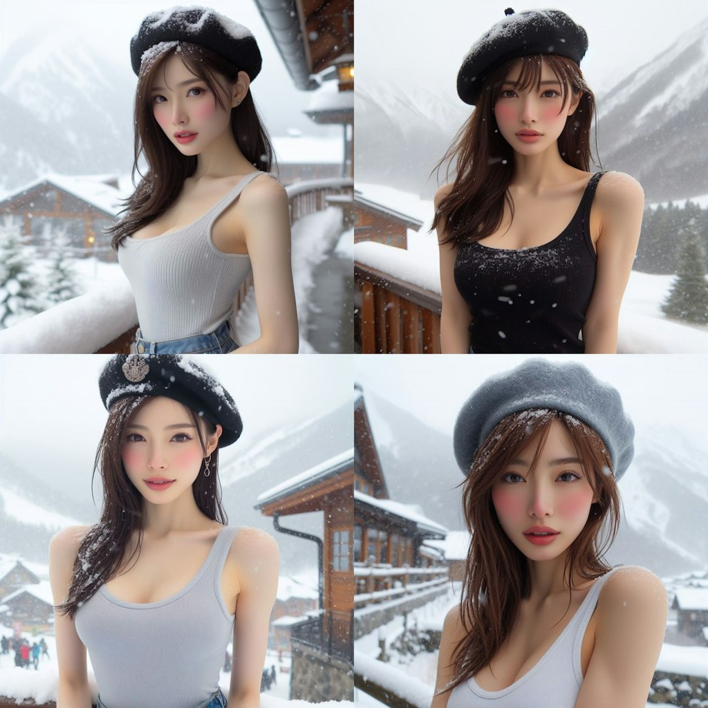 winter sporty beret