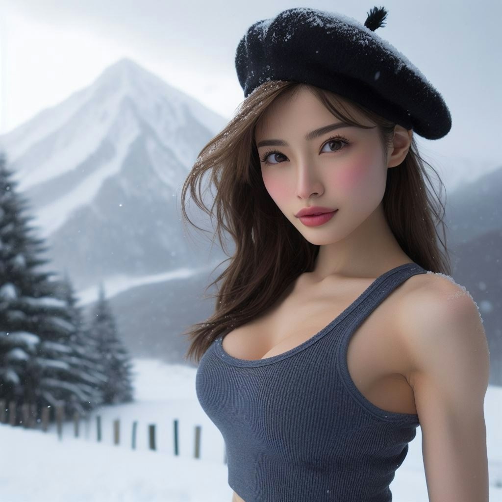 winter sporty beret