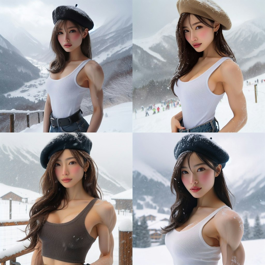 winter sporty beret