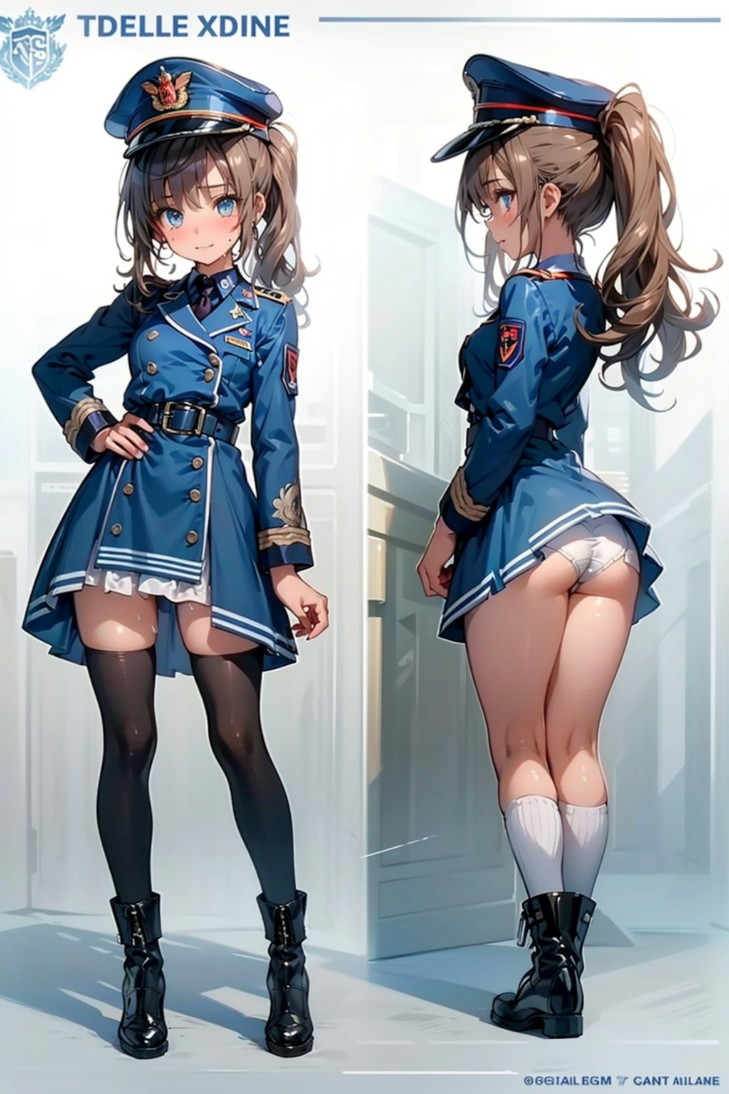 軍服少女