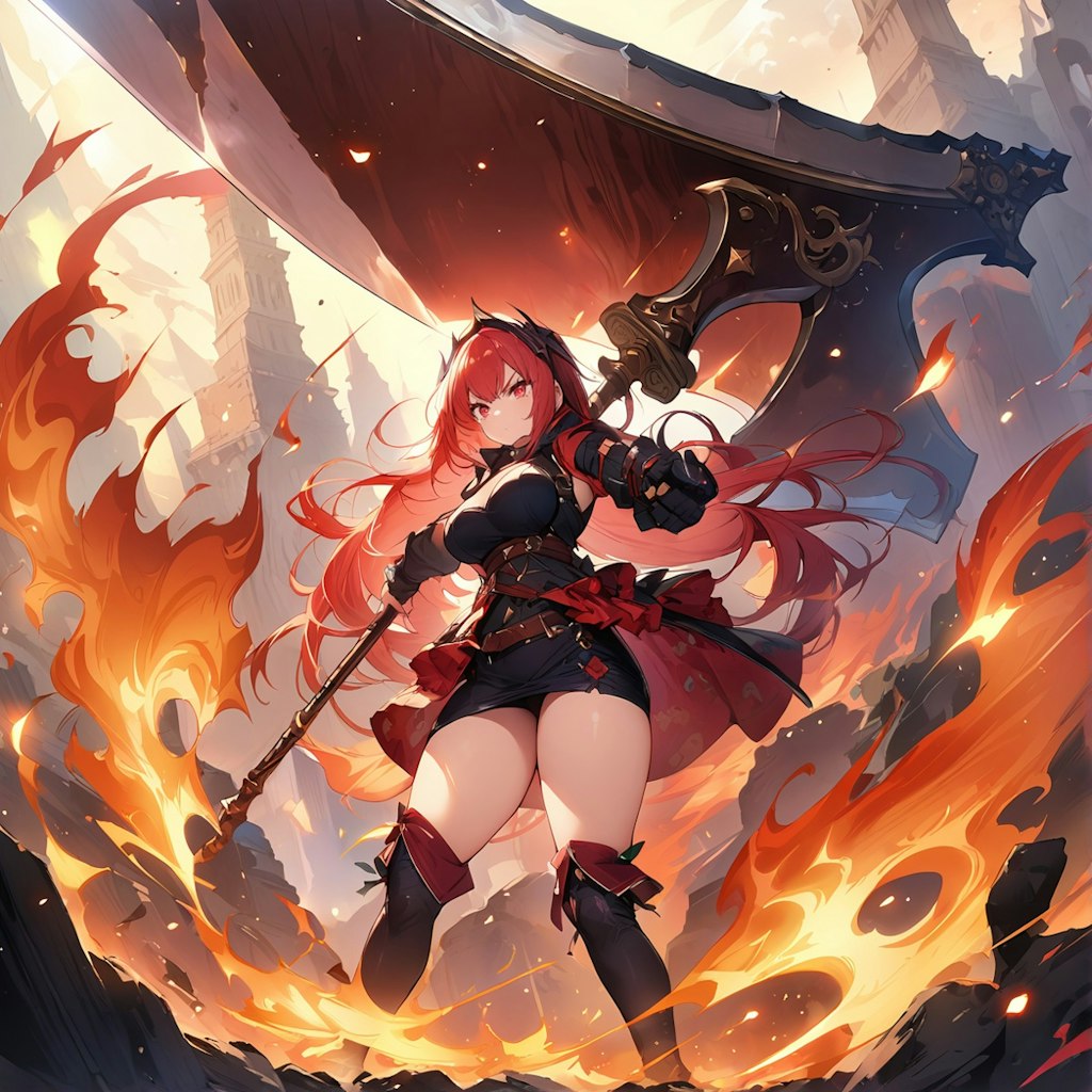 火属性女戦士